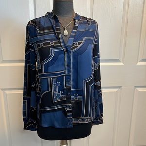 Ann Taylor women’s navy blue blouse